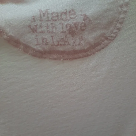 Rockstars & Angles Los Angeles Pink Graphic Bambi Deer Short Sleeve Top - Picture 6 of 9